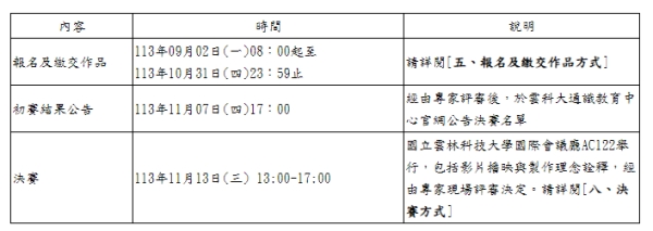 【公告】【永續素養與實踐，生涯導航】影片製作競賽活動